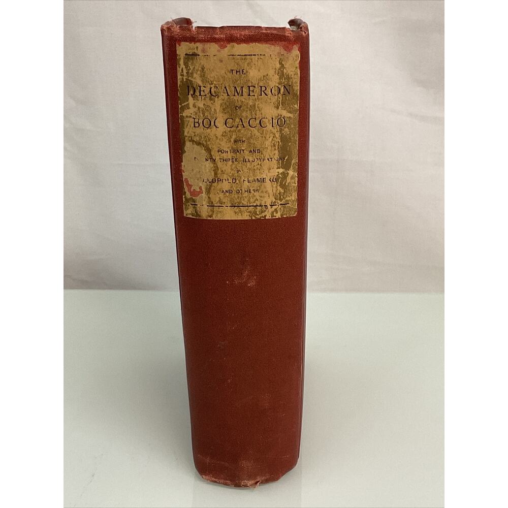 The Decameron Of Boccaccio 1920 First Edition Illustration Leopold Flameng
